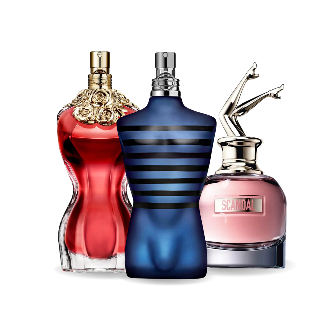 Set di 3 profumi LA BELLE, ULTRA MALE, Gaultier SCANDAL 100ml